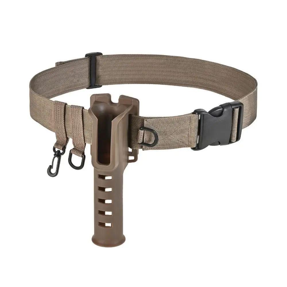 Durable Adjustable Fishing Rod Holder Belt Lightweight Multicolor Fishing Pole Belt Fishing Rod Belt Holder Outdoor Fishing