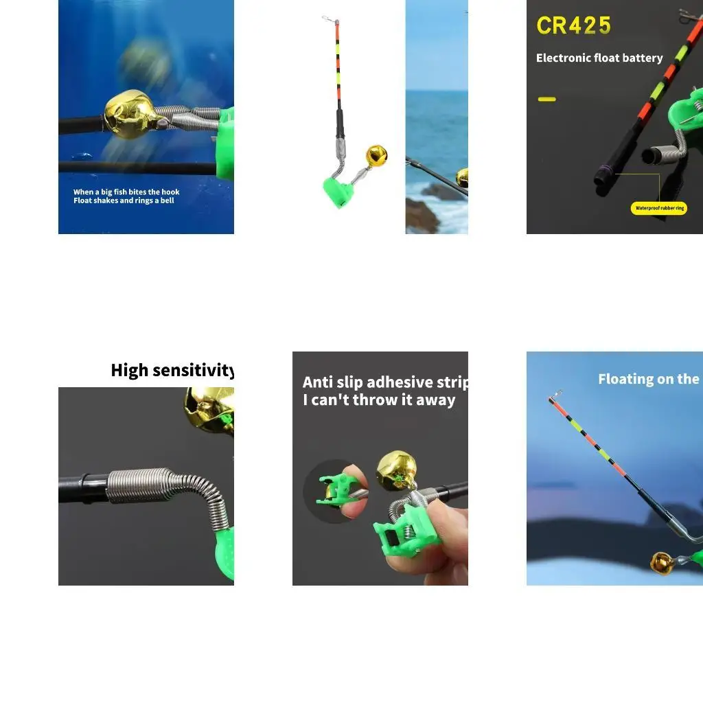 

Y1UC Night Fishing Alarm With Quick Install Clip Detachable Fish Bites