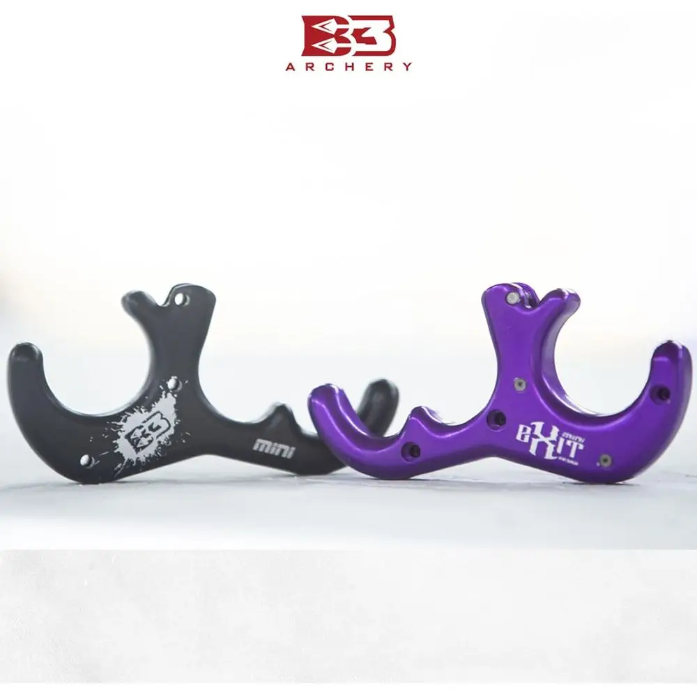 B3 Archery EXIT Mini 3 Finger Thumb Button Violet