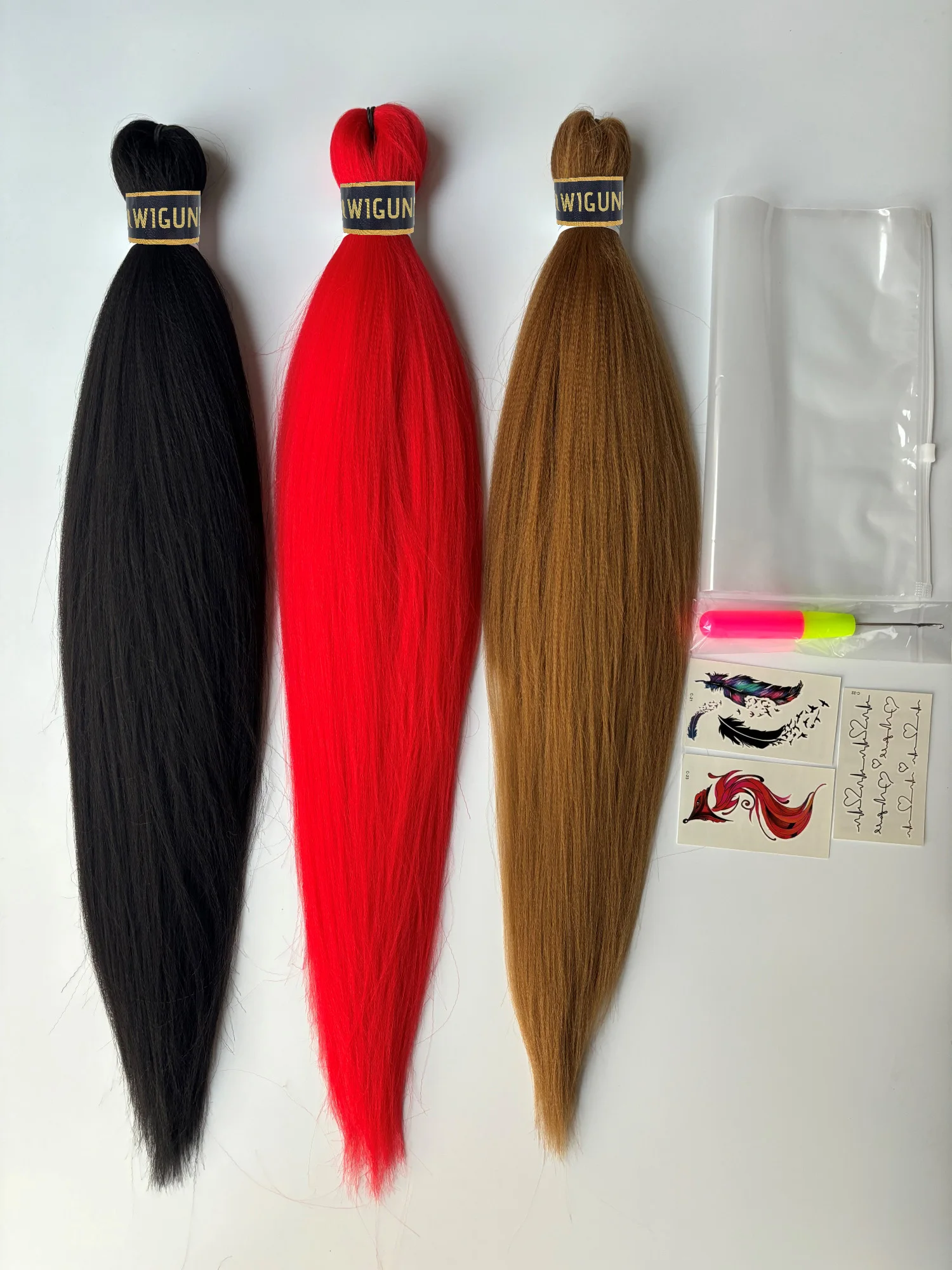 Kanekalon Hair 26 Inch 90g Pre Stretched Jumbo Braiding Hair Box Twist Braids Wholesale Synthetic Hair Extensions For Women