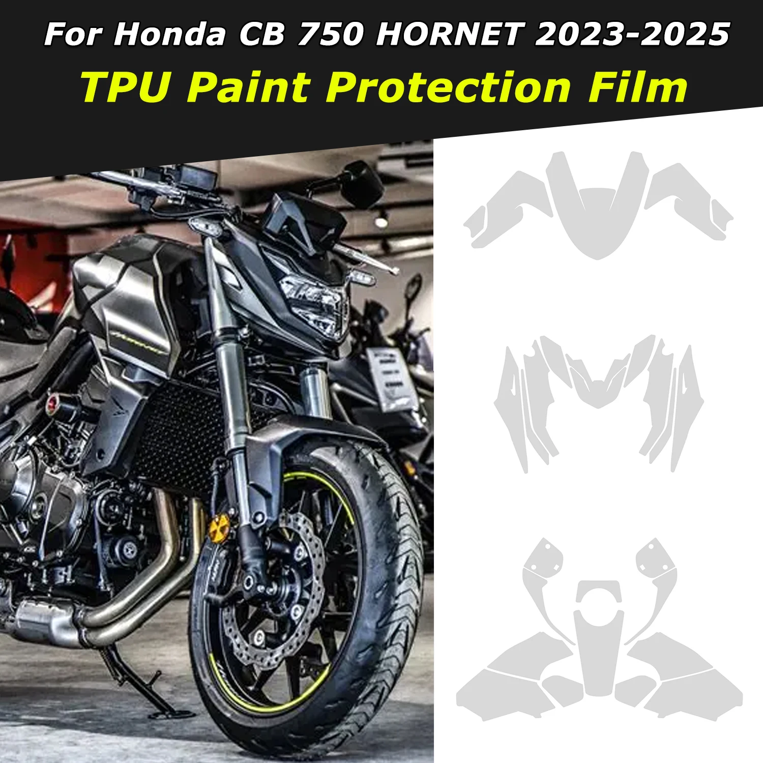 TPU For Honda CB 750 HORNET 2023-2025 PPF Motorcycle Paint Protection Film Full Body Kit Tank Fairing Clear Self-Healing Wrap