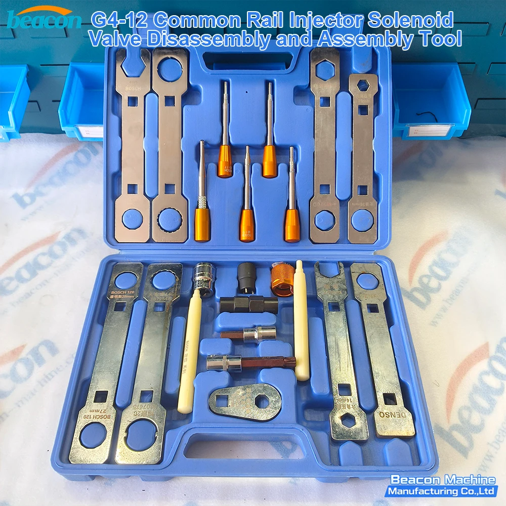 G4-12 Common Rail Injector Solenoid Valve Disassembling Installation Tool Kit for Heavy