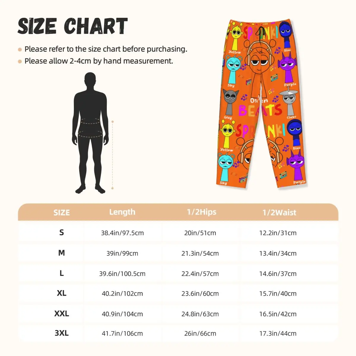 Sprunki Kid Gaming Girl's Loungewear pants Loose-Fit Pajama Pants Home Sleep Bottoms view 5