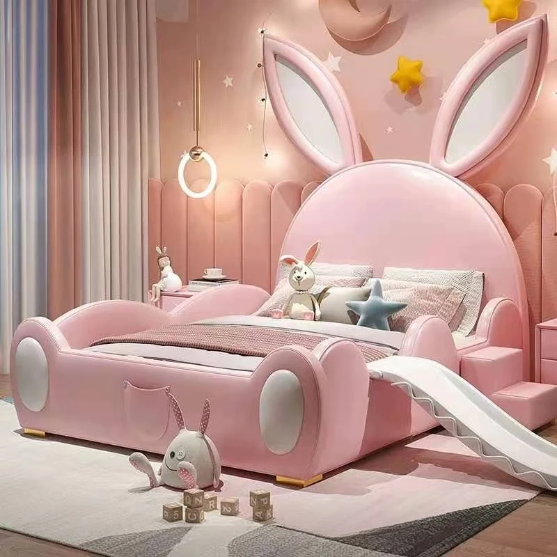 Internet celebrity new girl princess style modern simple cute rabbit ear bed