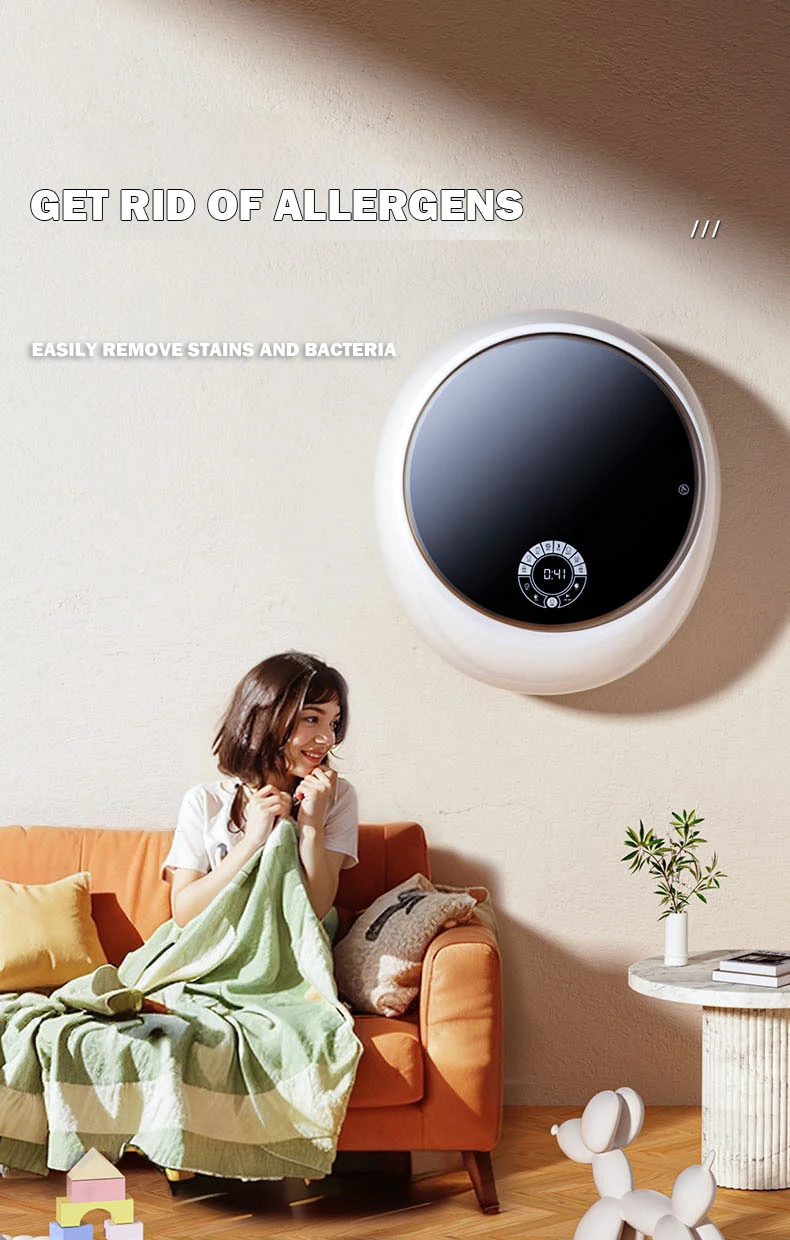 غسالة 3 كجم 220 فولت RV مثبتة على الحائط، غسالة ذكية عاكسة متعددة الوظائف #2