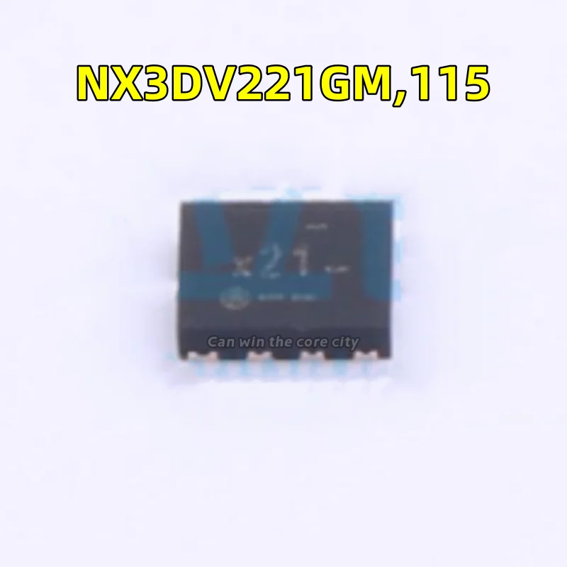 

5-10 0 PCS/LOT Brand New NX3DV221GM, 115 Screprint X21 X-QFN-10 Analog Switch / Multiplexer Spot