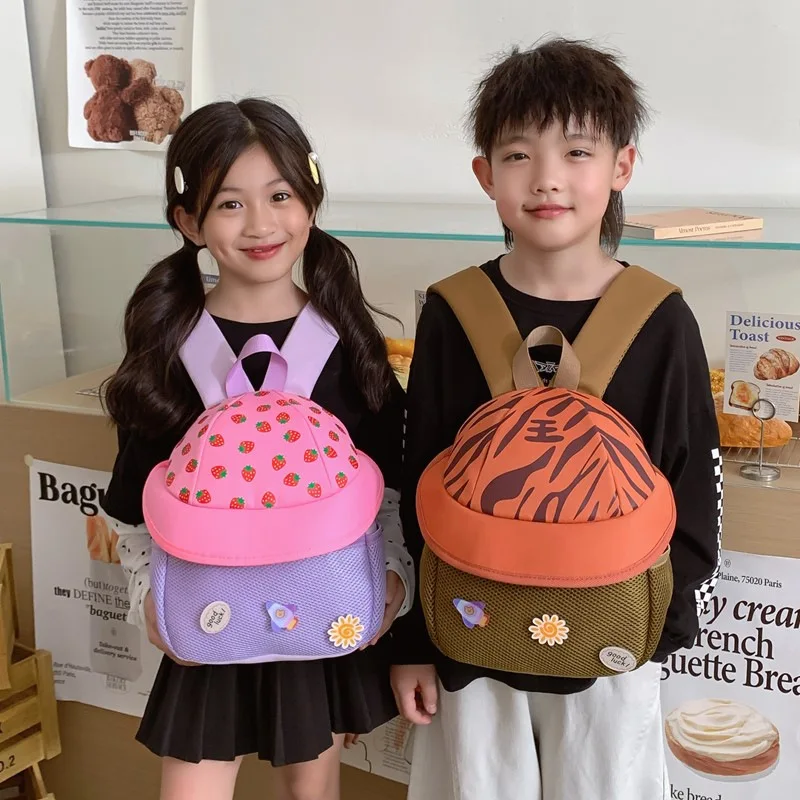 Kid Backpack Cute Cartoon Kindergarten Cartoon Pink Mini Travel Bag Schoolbag Preschool Gift for Toddler Girl Boy 3-6