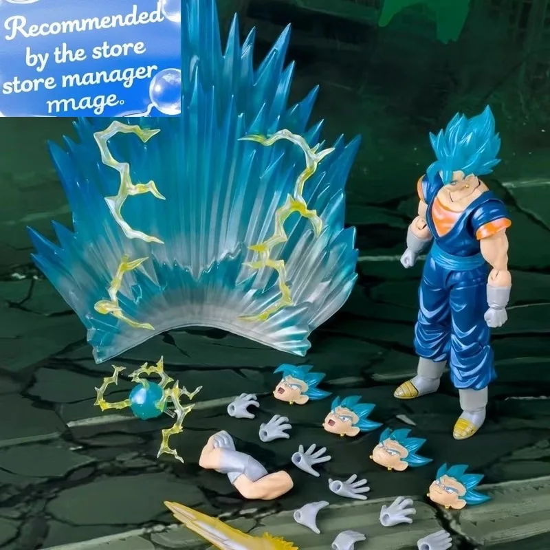 

Dragon Ball Anime Ultra Blue Vegetto Shf Action Figure Collectible Toy Ultimate Ace Reissue Magic Contractible Limited Edition