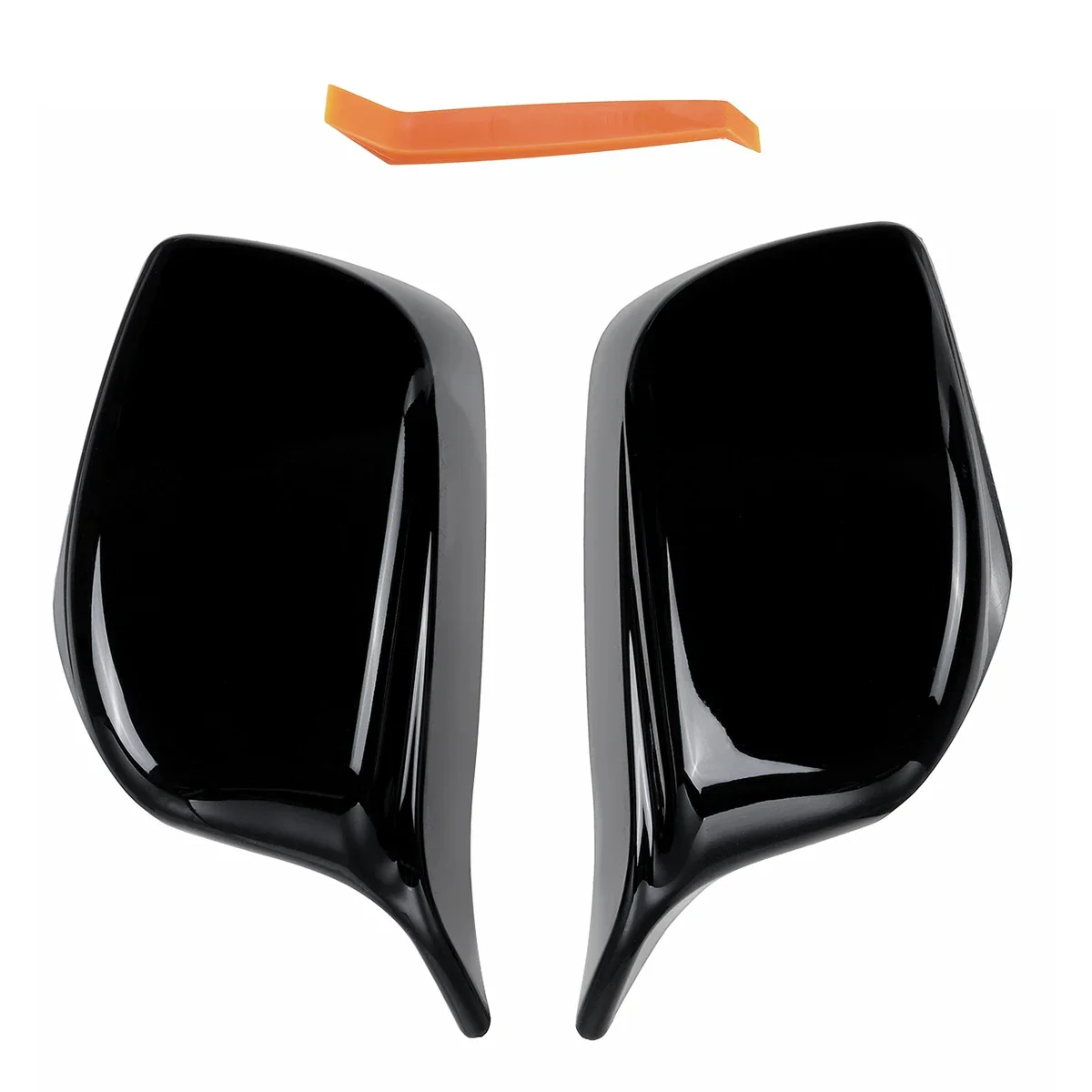 for  Mirror Cover M Style Car Side Rearview Mirror Cover Cap Trim For BMW E60 E61 2003-2008 Rear View Mirror Caps