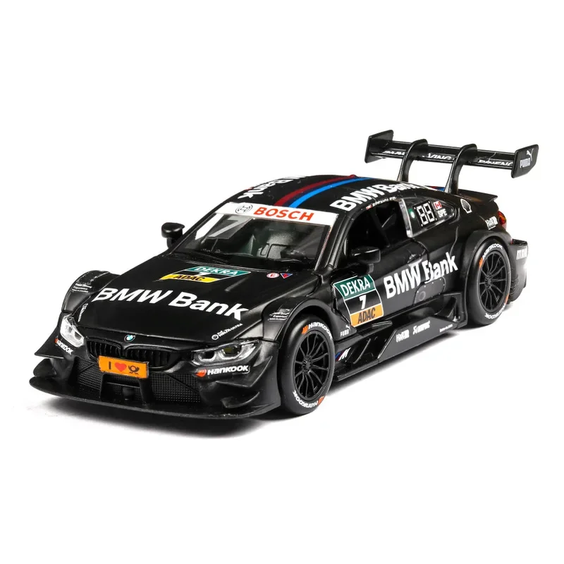 Coche de carreras BMW M4 DTM M8 GTE Le Mans, modelo de coche de aleación fundido a presión, modelo de coche de juguete extraíble, juguete coleccionable para niños, 1:32