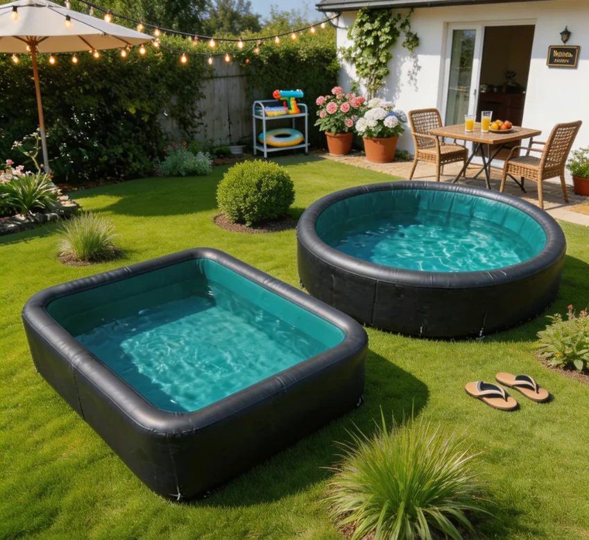 Glamorous Features Custom Pool Size PVC Drop Stitch Swimming Outdoor Piscinas Inflatable Pool for House Backyard