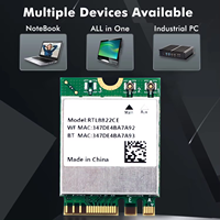 1200Mbps Bluetooth 5.1 RTL8822CE 2.4G/5G 802.11AC WiFi Card Network Mini PcIe Card For Laptop Win10 11