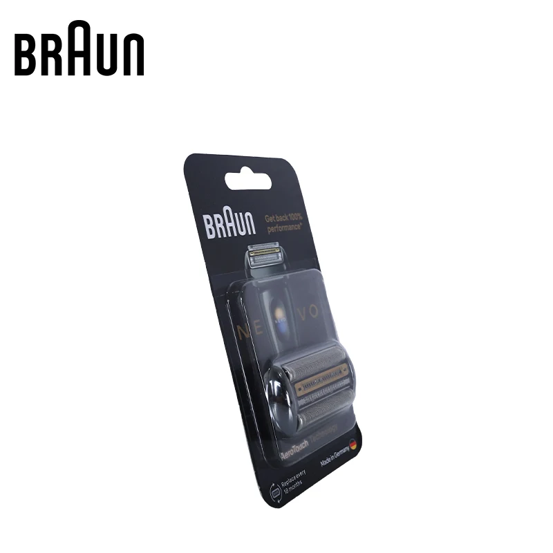 Braun Nevo-B Foil & Cutter Block Replacement Shaver Head Ultra Smooth Shaving Foil for Braun Nevo Series Shavers