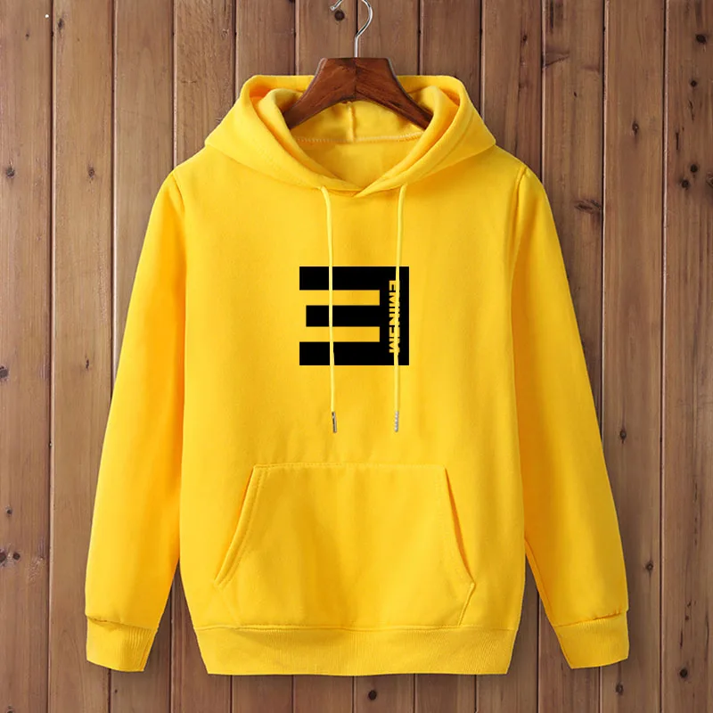 2021 New Winter Men\'s Hoodies EMINEM Printed Eminem Thicken Pullover Sweatshirt men Sportswear Fashion Clothing