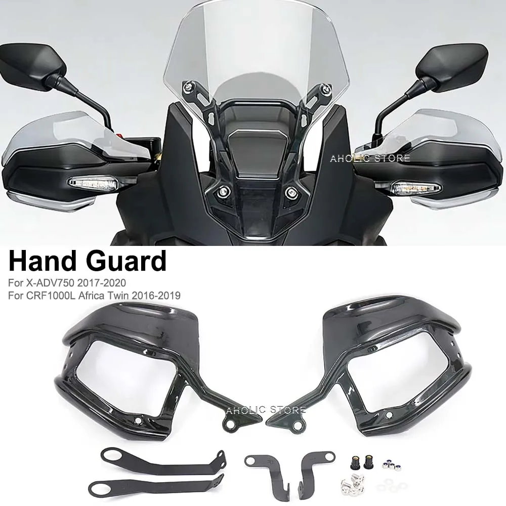 PC Handguards For HONDA XADV X-ADV 750 CRF1000L CRF 1000 L Africa Twin Hand Shield Protectors Windshield Hand Guard Extension
