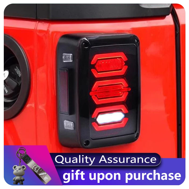 المصابيح الخلفية للسيارات لسيارة جيب رانجلر JK 2007-2017 ضوء خلفي DRL لمبة خلفية بدوره إشارة LED لمبات جديدة تعديل الفرامل اكسسوارات السيارات