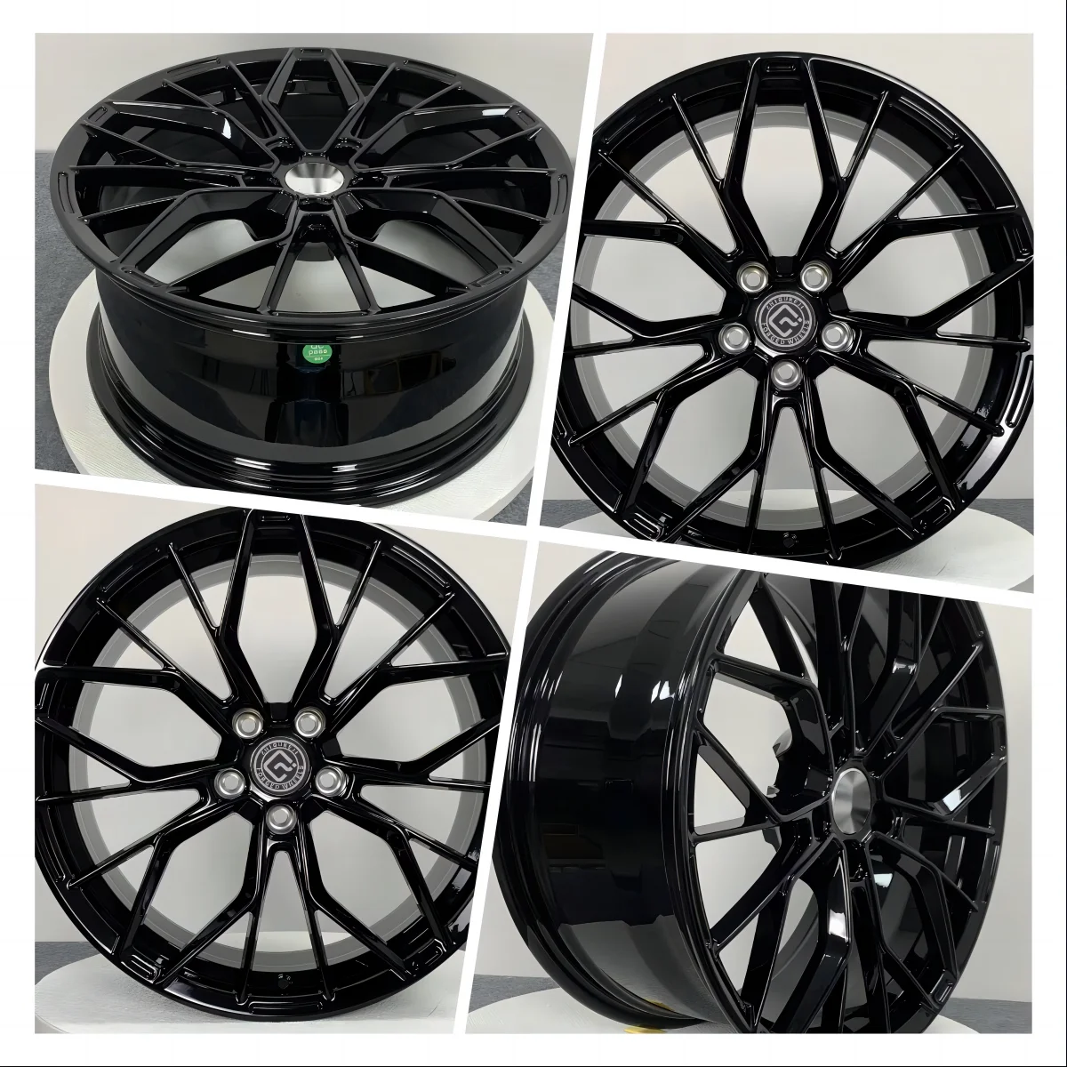 High Quality  Forged Aluminum Passenger Car Wheels New Condition 30mm ET Polished Finish Design Split Rims Technology