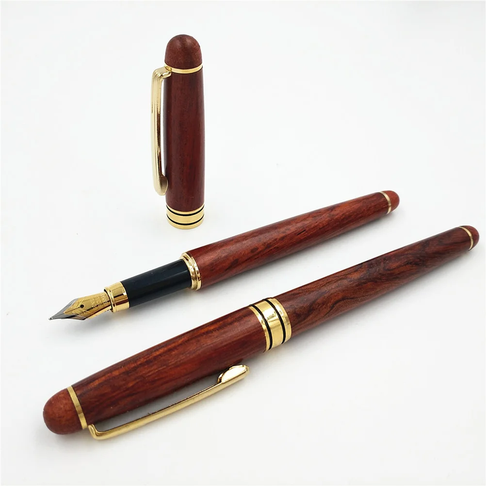 

Wooden Fountain Pen Premium Quality Elegant Office Home School Gift Perfect for Writing Meetings Study Office Pens