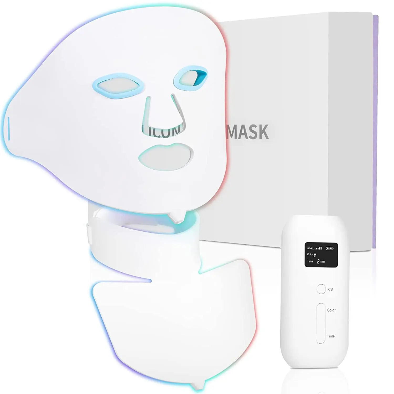 Led7 Color Light Beauty Apparatus Silicone Beauty Mask Photon Skin Rejuvenation Whitening Acne Removing Spectrum