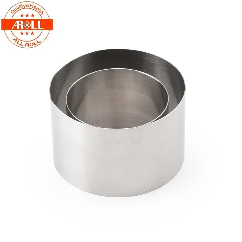 2 2.5 3 inch Small Mini Stainless Steel Circle Mousse Ring Mold Mould5 6 8cm Bakeware Baking Round Cake Mousse Mold Ring Pastry