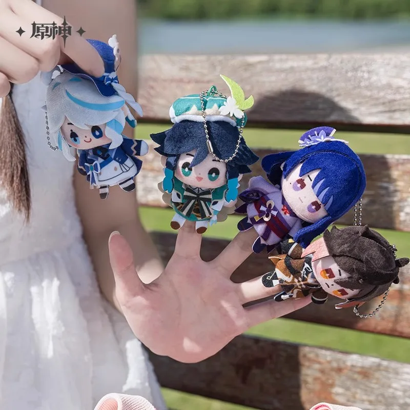 

[Genuine] Genshin Impact Carnival Theme Cosplay Plush Cartoon Pendant Venti Zhongli Furina Beelzebul Nahida Anime Birthday Gifts