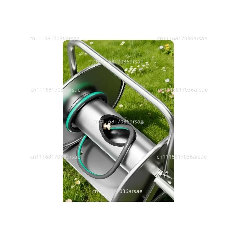 Stainless Steal Wall Mounted Empty Hose Rack Garden Hose Pipe Reel
