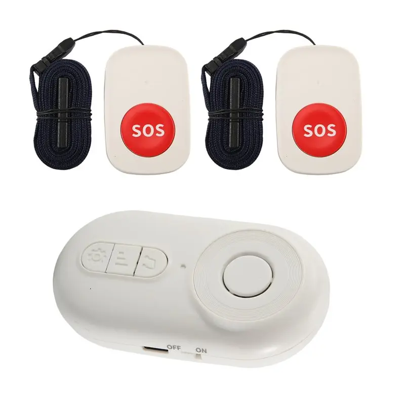 

Беспроводной умный дверной звонок FEDI-Q26: Устройство экстренного вызова для пожилых людей, пейджер для ухода за престарелыми, система сигнализации SOS