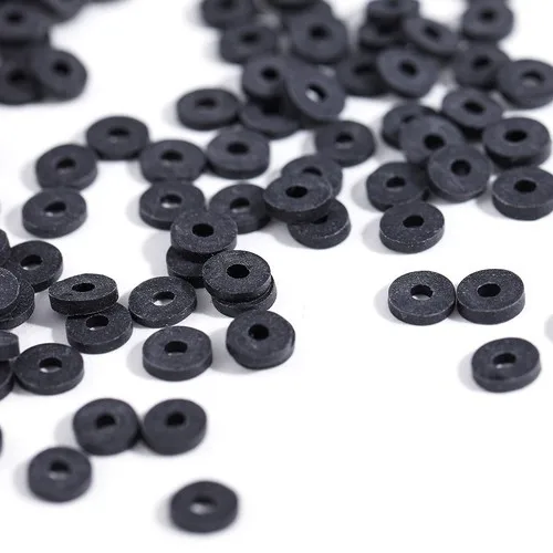 300 Stück 6mm Flache Runde Polymer Clay Perlen Handgefertigte Scheiben Lose Abstandsperlen für Schmuckherstellung DIY Armband Halskette Heishi Perlen – Detail 21