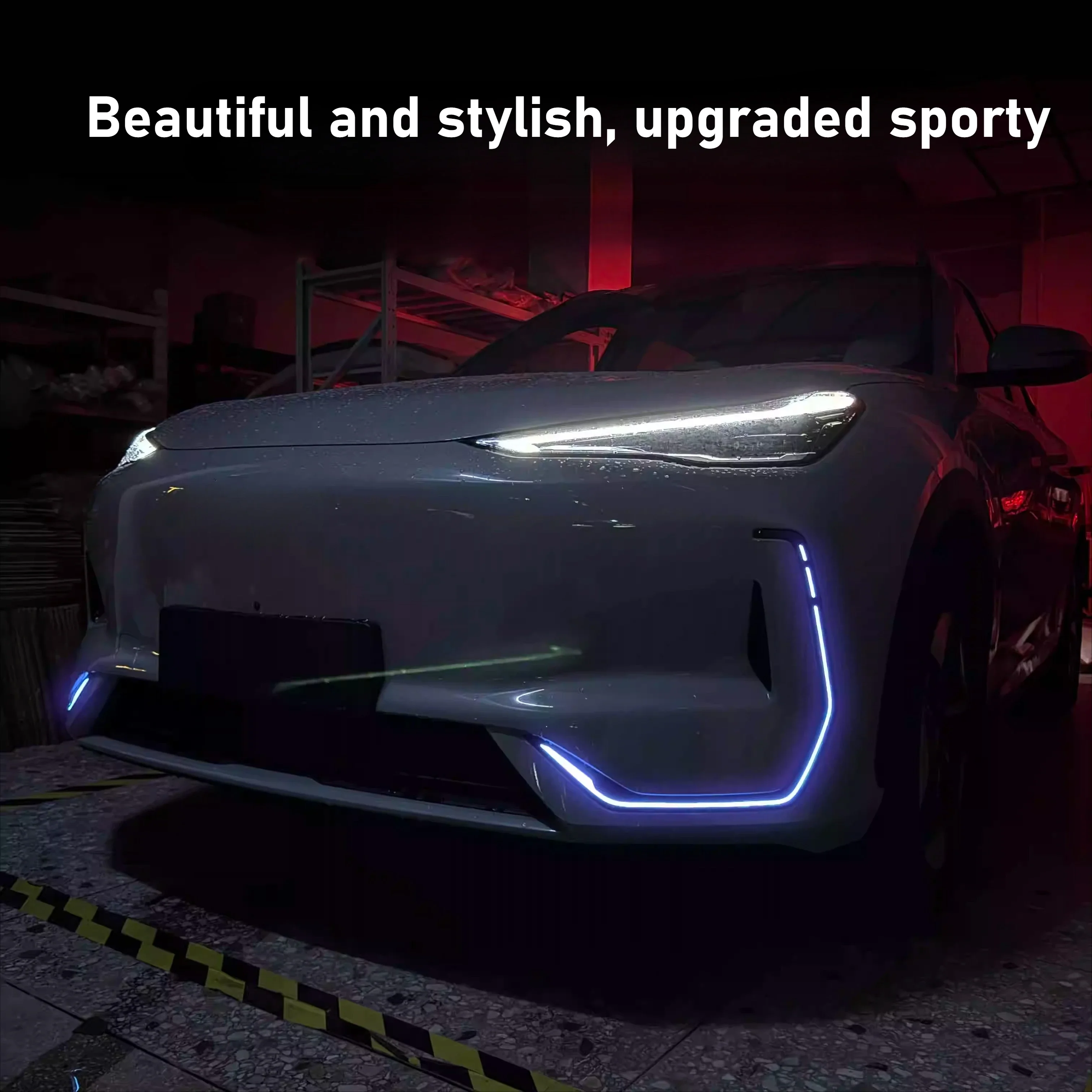 

For Geely EX5 headlights with tiger stripes C color-changing film smoked lamp film interior vehicle film accessories