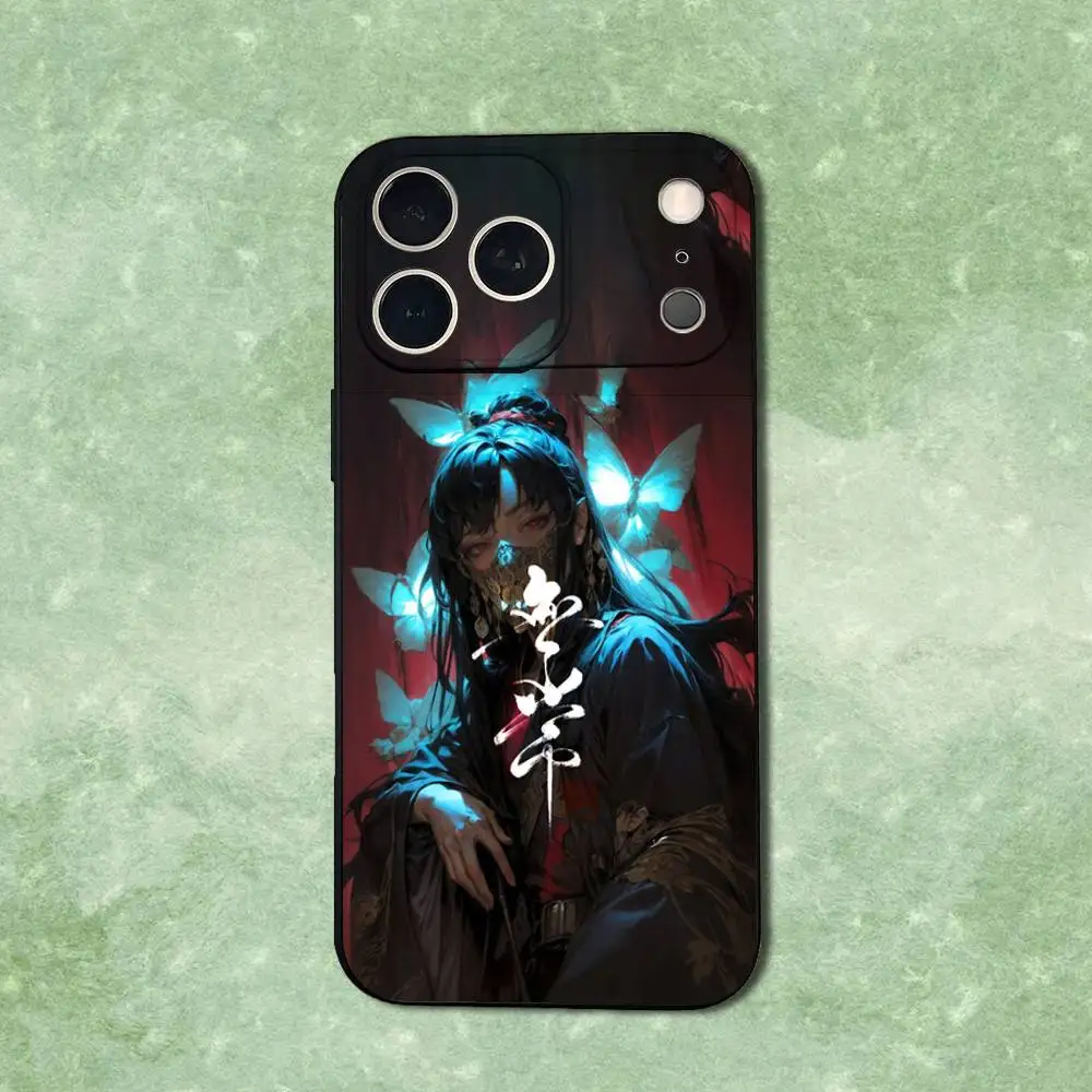 Funda de teléfono Bizarre Immortal-li-Huowang para iPhone 14,13,17,12,11,16,15,Plus,Pro Max,XS,X,XR,SE,Mini, funda negra de silicona suave