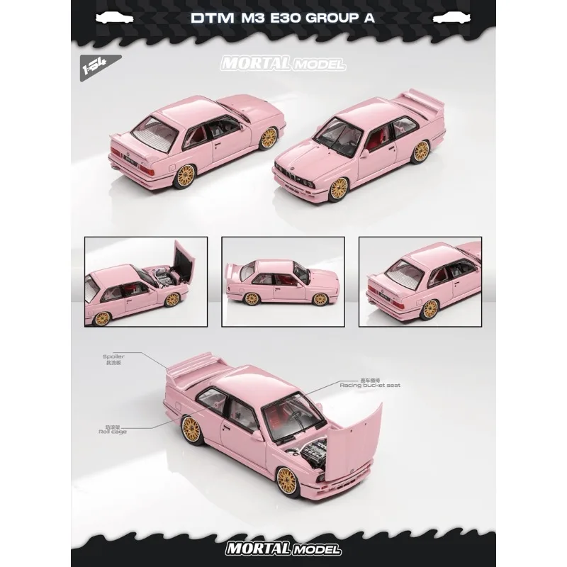 Diecast Mortal 1:64 Scale BMW M3 E30 Alloy Car Model