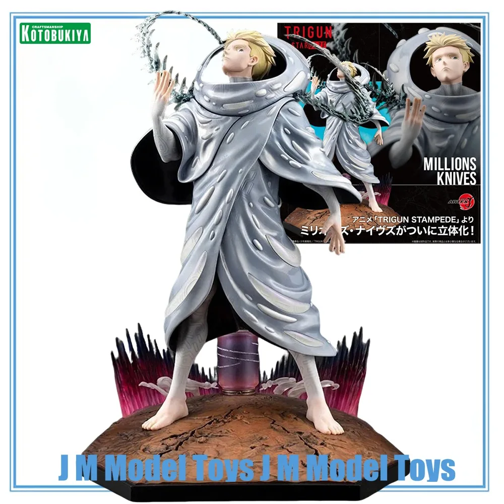 【JM】100% Original Kotobukiya ARTFX J Trigun Stampede Millions Knives Anime Figure Action Figure Collection Series Model Toys