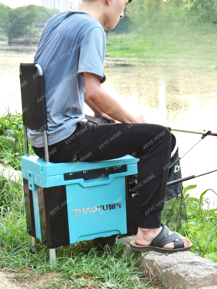 Light Single Layer Small Fishing Box Full Set 2023 New Multi-Functional Fishing Box New