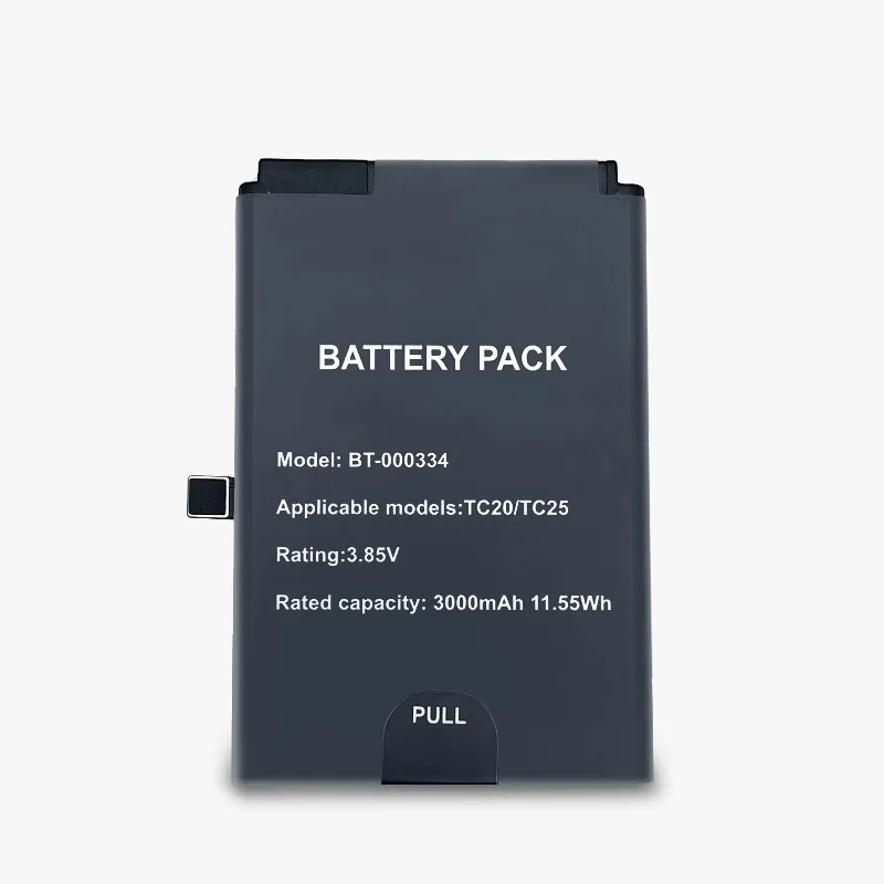 New BT-000334 3.85V 3000mAh Barcode Scanner Battery for Zebra TC20 TC25 BT-000334 BT-000334-01 Barcode Scanner Battery