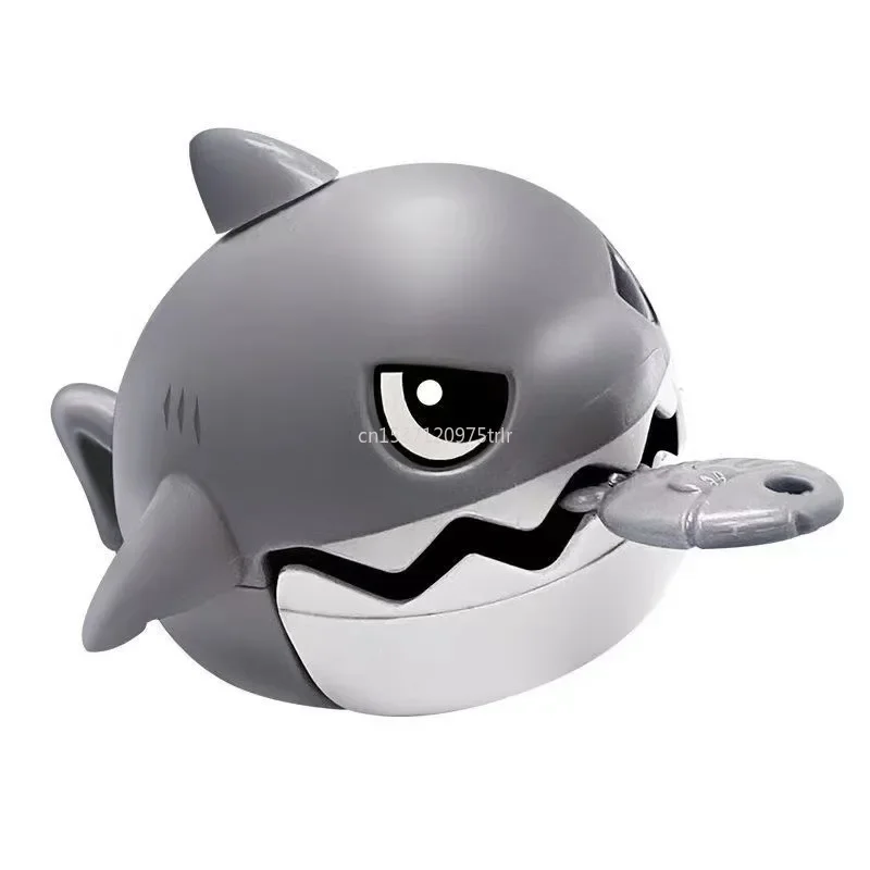 Porte-clés pendentif requin de dessin animé pour enfants, ligne de côtes, jouet anti-stress, jugettes de simulation, bouche parfaite