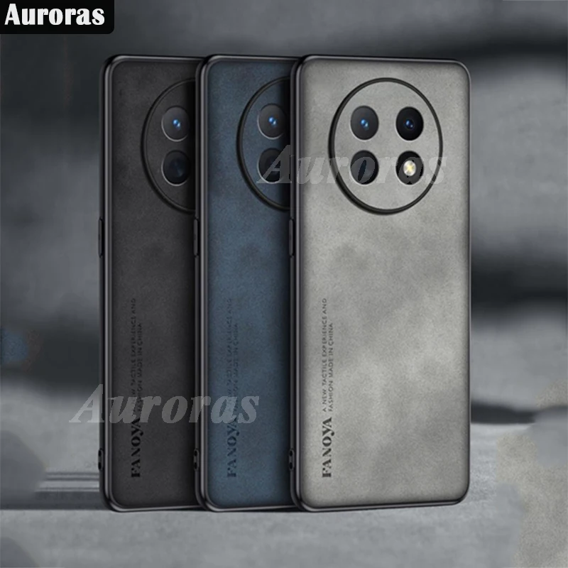 Auroras For Huawei Nova Y91 Case Luxury Velour Wool Texture Solid Color Soft Frame Shell For Huawei Nova Y71 Back Cover