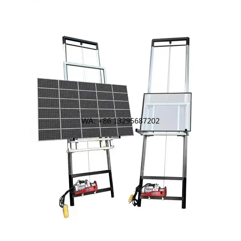

Solar Panel Ladder Lift Galvanized Steel Pipe Ladder Lift Roofing Safety Solar Panel Lift