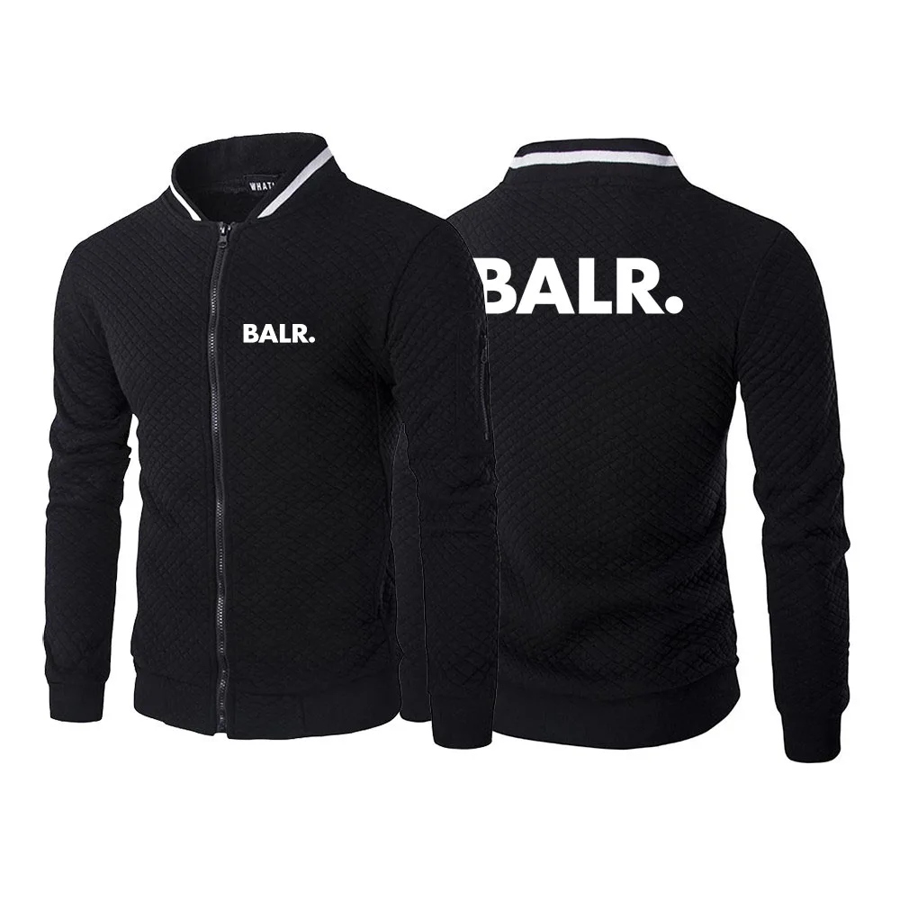 

BALR 2023 New Men's Spring and Autumn Printing Casual Fashion Hight Quality Simplicity Popular Six-color Zipper Round Neck Coat