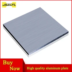 1PC 7075 Aluminum Al Alloy Shiny Polished Plate Sheet 2mm * 200mm * 200mm for DIY Material Model Parts or Boat Construction