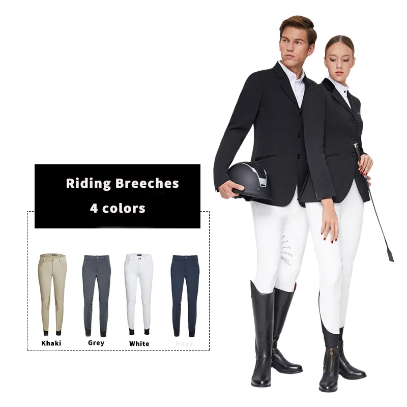 Paardensport Horse Rijbroek Equine Vrouwen Rijden Broek Man Rider Broek Kaki Unisex Adult Riding Paard Rijbroek