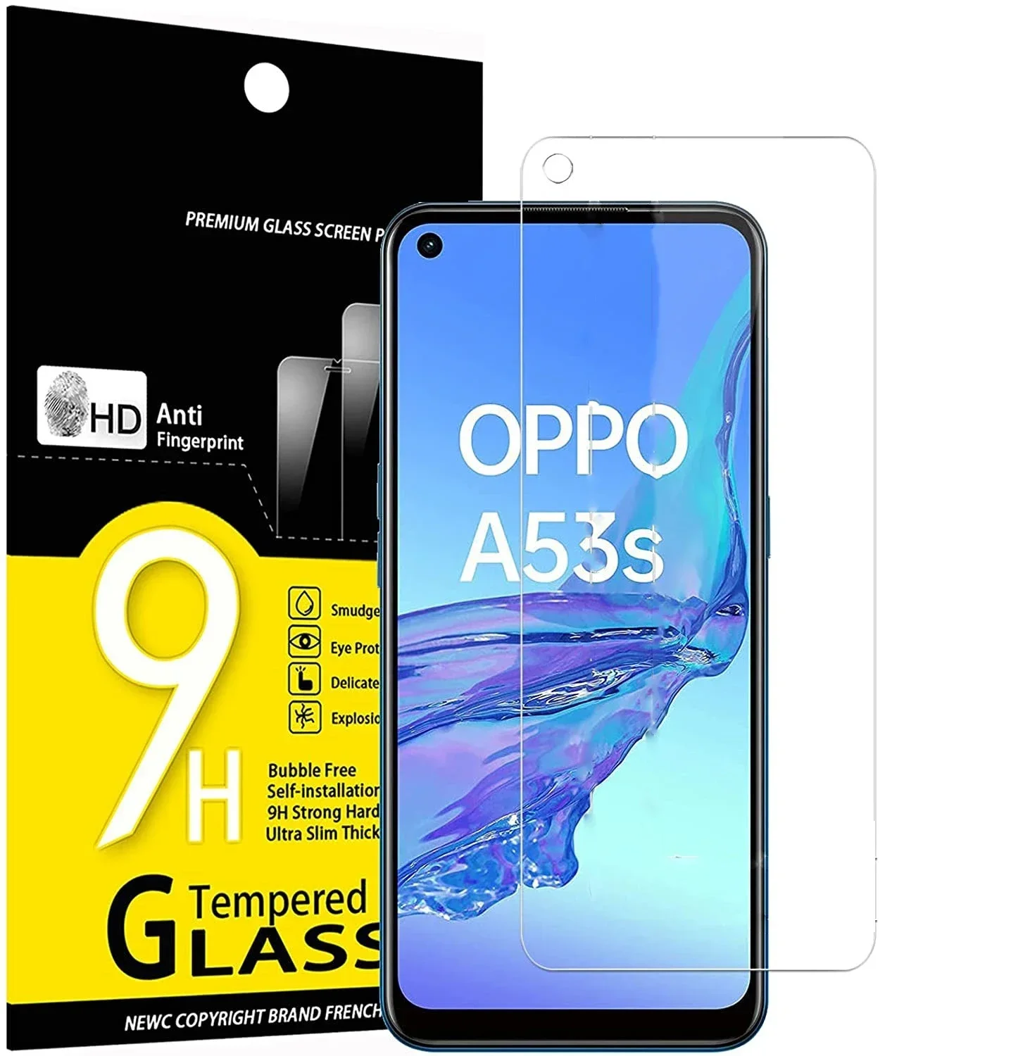 

Tempered glass for Oppo A53 A53S screen protector for Oppo A53 A35 A53S CPH2127 6.5"protective film