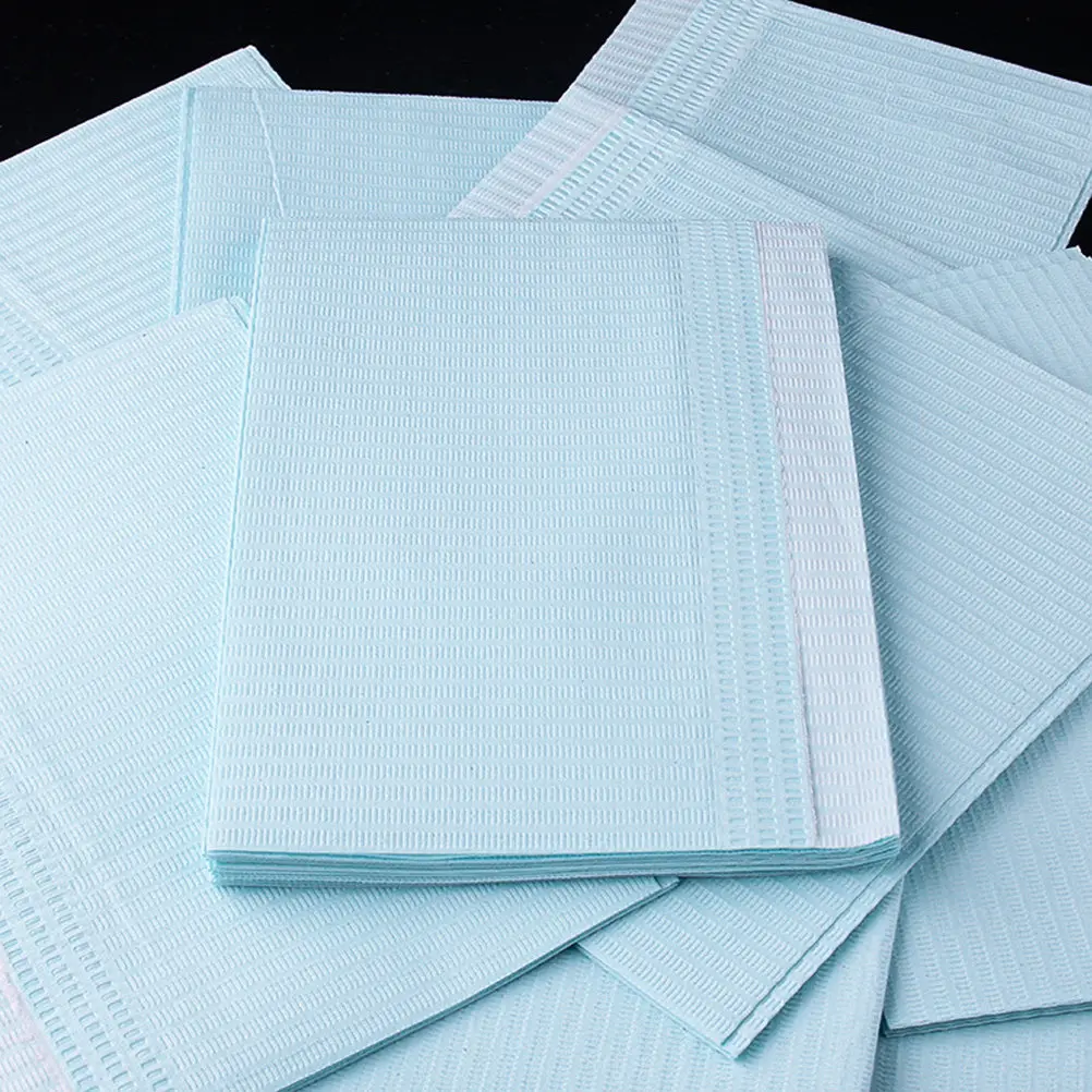 

125 шт. Водонепроницаемые одноразовые гигиенические салфетки для тату-стола, профессиональные бумажные подкладки, синие