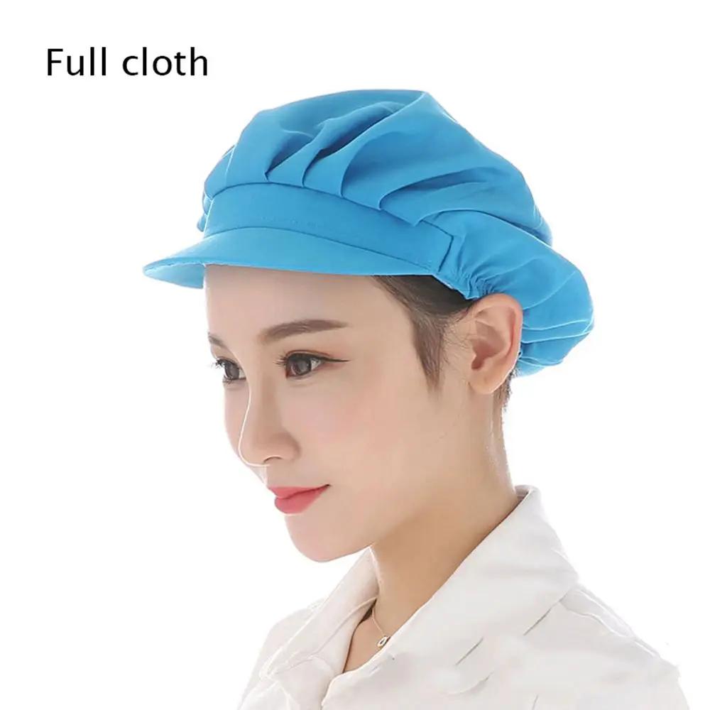 Men Women Hotel Work Uniform Dustproof Kitchen Tools Chef Hat Cook Cap Restaurants Accessories