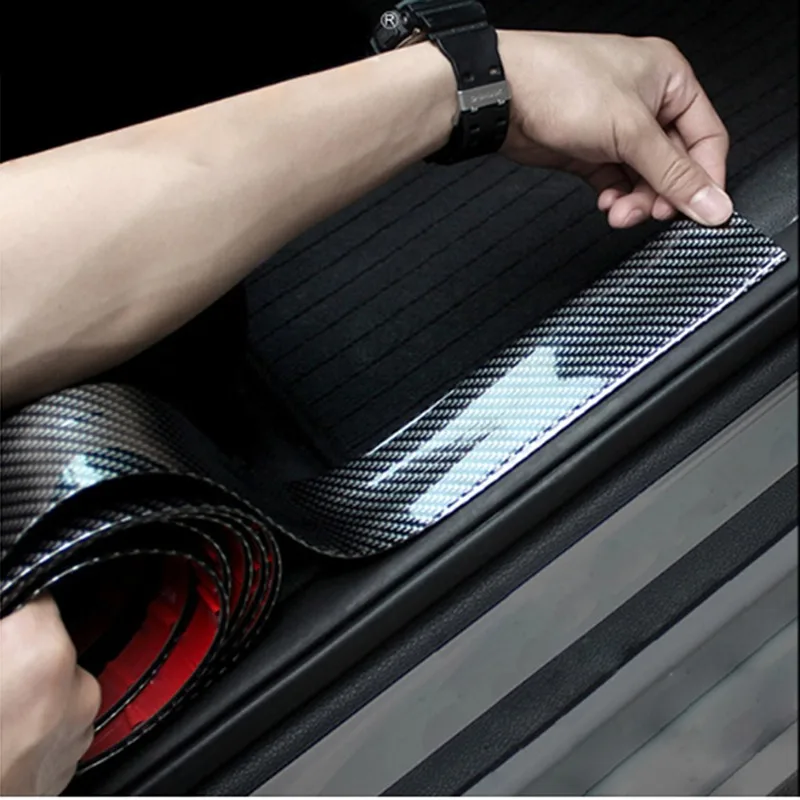 1.5M Car-Styling 5D Carbon Fiber Spoilers Styling DIY Refit Spoiler Universal For BMW Toyota Honda KIA Hyundai Opel Mazda