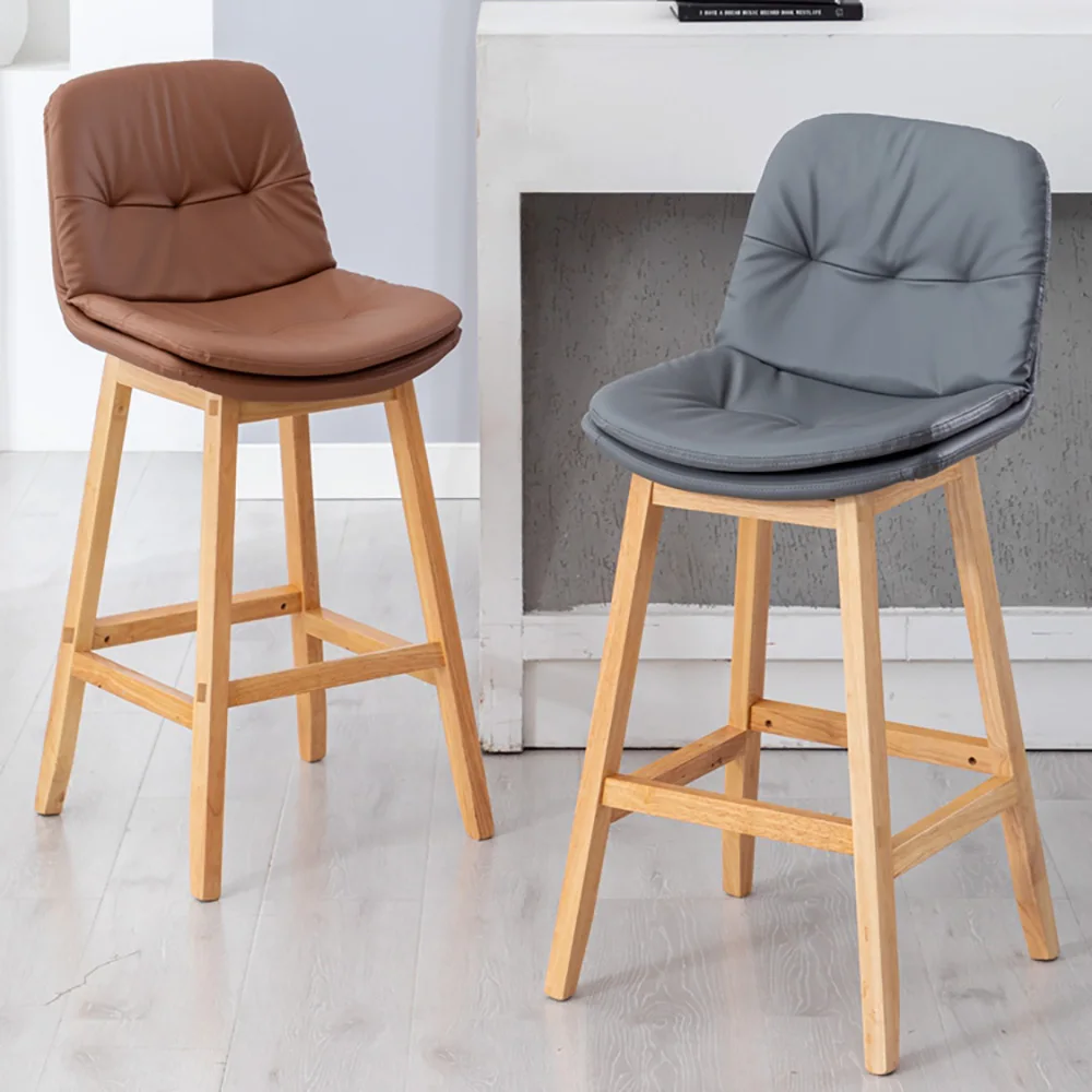 

Nordic Modern Bar Chairs Luxury Fashion Aesthetic Simple Bar Stools Comfortable Delicacy Taburetes De Bar Commercial Furniture