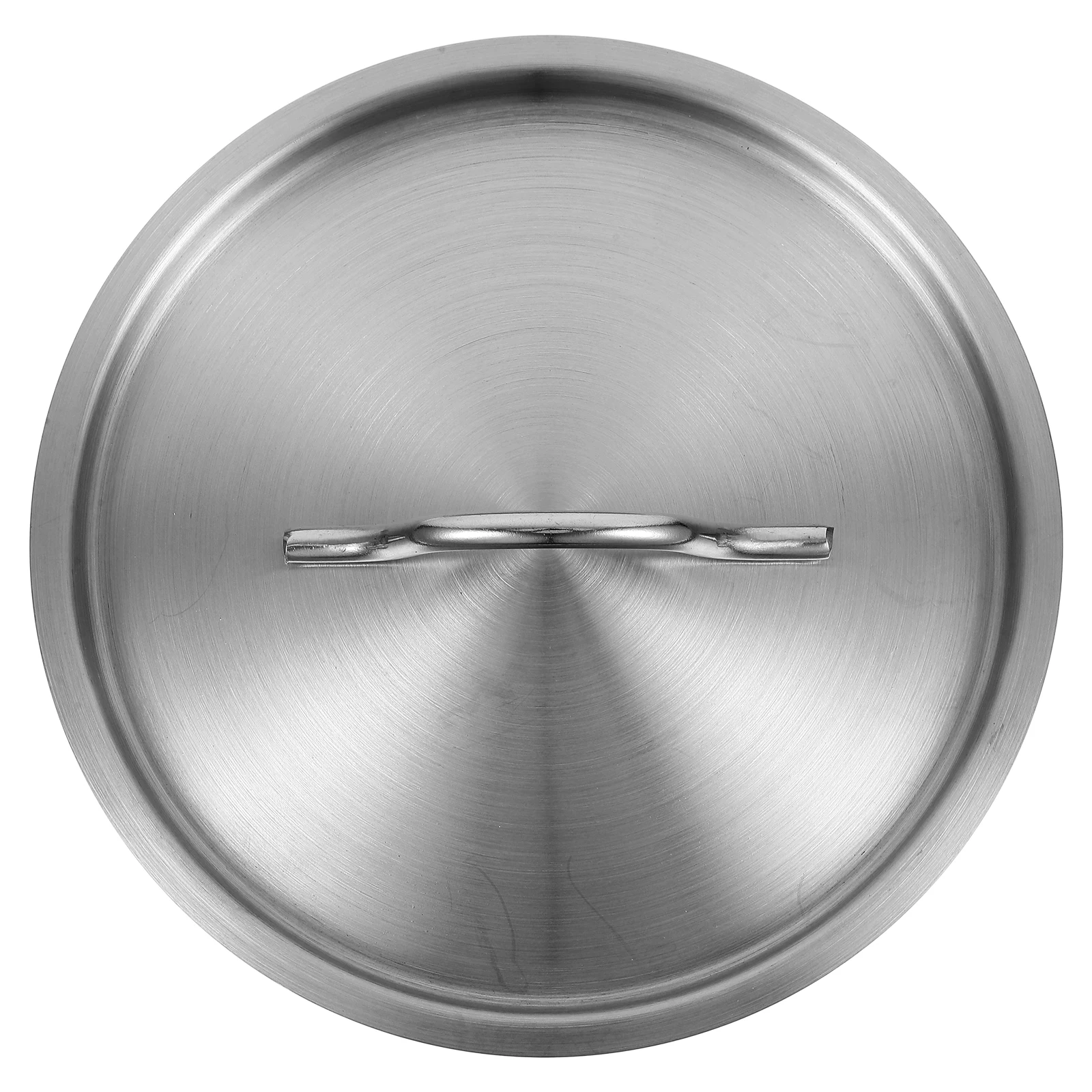 

Stainless Steel Pot Lid Heavy Duty Universal Round Flat Cover for Soup Buckets Cooking Pots Kitchen Supplies Pot Lids