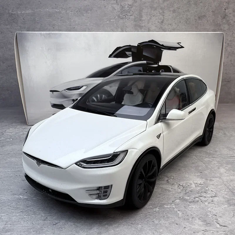 1:18 Original Fabrik Automodell MODELL X für Gull Wing Tür SUV Legierung vollständig geöffnetes Automodell Sammlung Geschenk