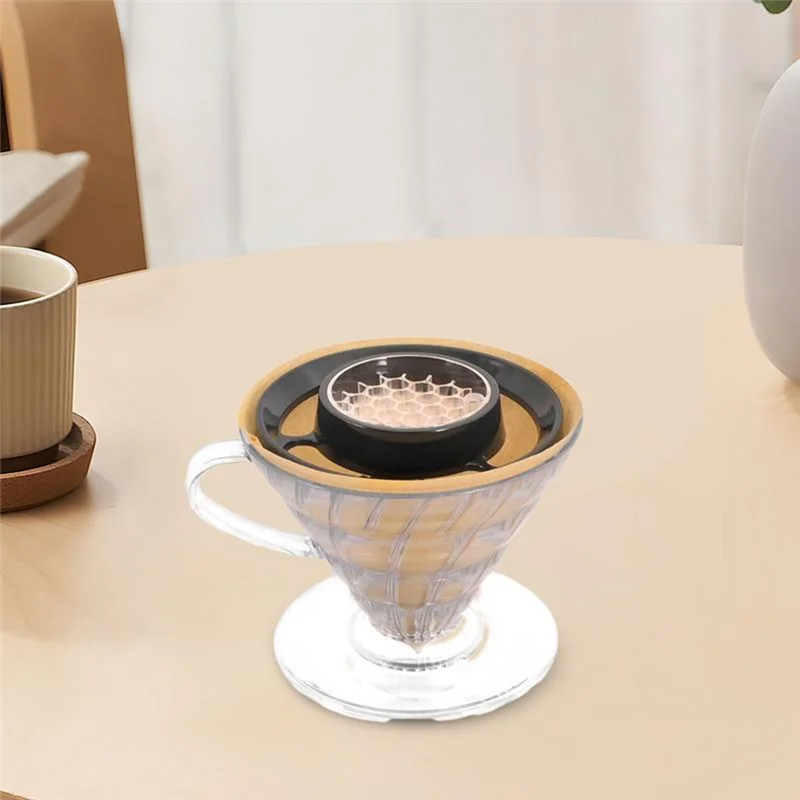 A78E-Coffee For Pourover Dripper Drip Assist For Pour Over Coffee Even Brewing Cone Filter Accessories With Precision Structure