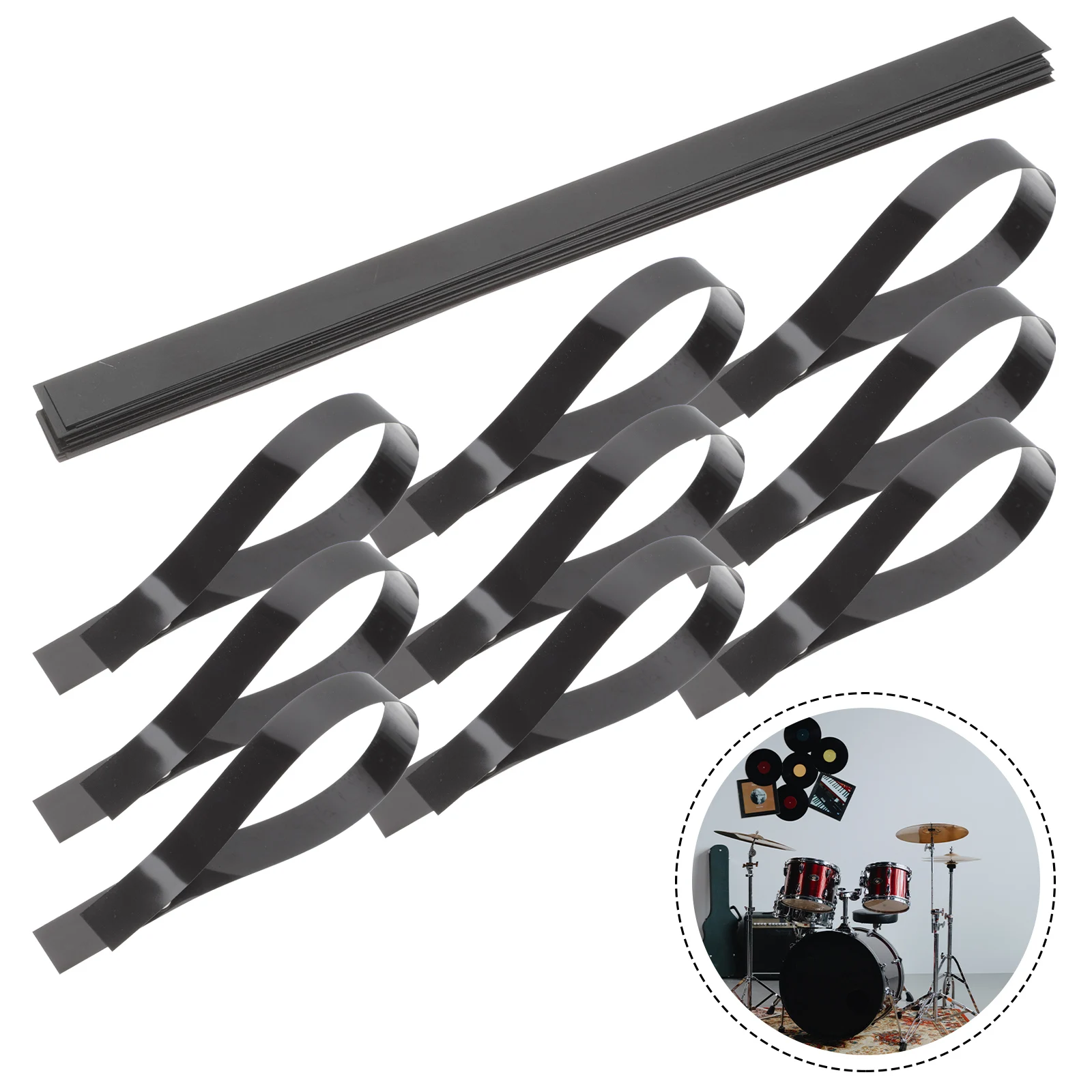 

20Pcs Pet Snare Drum Wire Straps Heavy-Duty Snare Wire Fixing Straps for Secure Installation Drum Accessories Long-Term Use