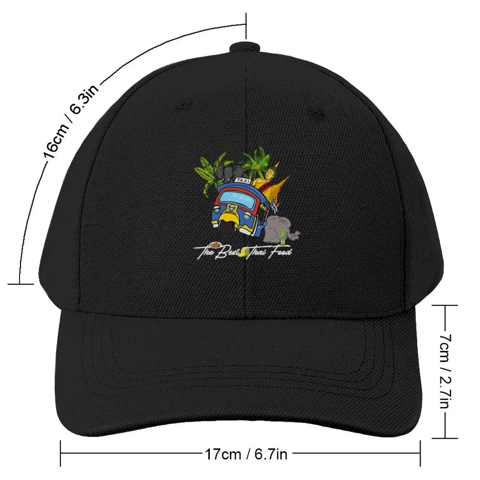 The Best Thai Food Black Edition Baseball Cap Anime Hat Luxury Man Hat Horse Hat For Women Men's